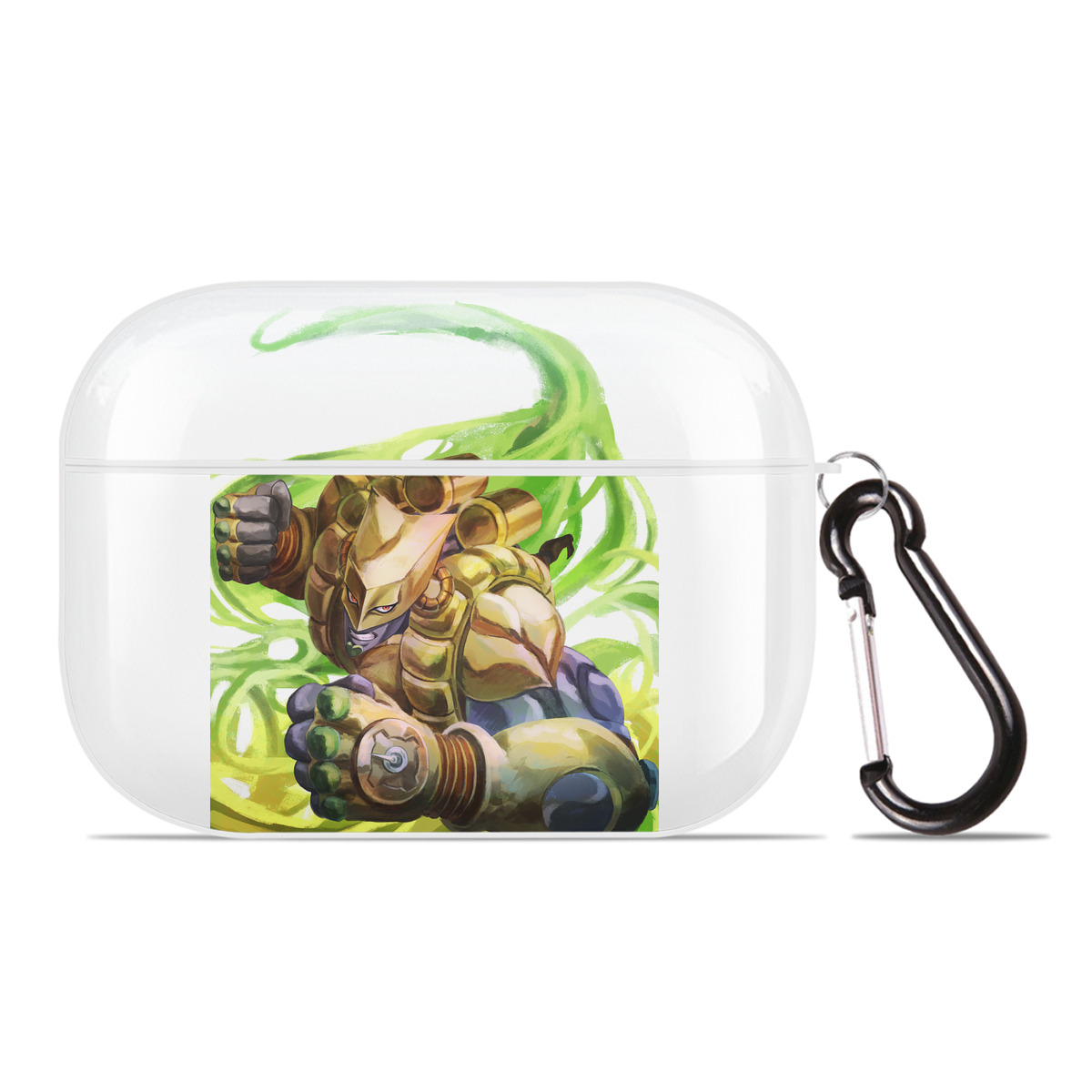 （画像用） ジョジョの奇妙な冒険 ディオ?ブランドー JoJo's Bizarre Adventure Dio Brando 【AirPods Pro用】ハードシェル保護ケース 耐衝撃・防指紋・カラビナ付き商品仕様