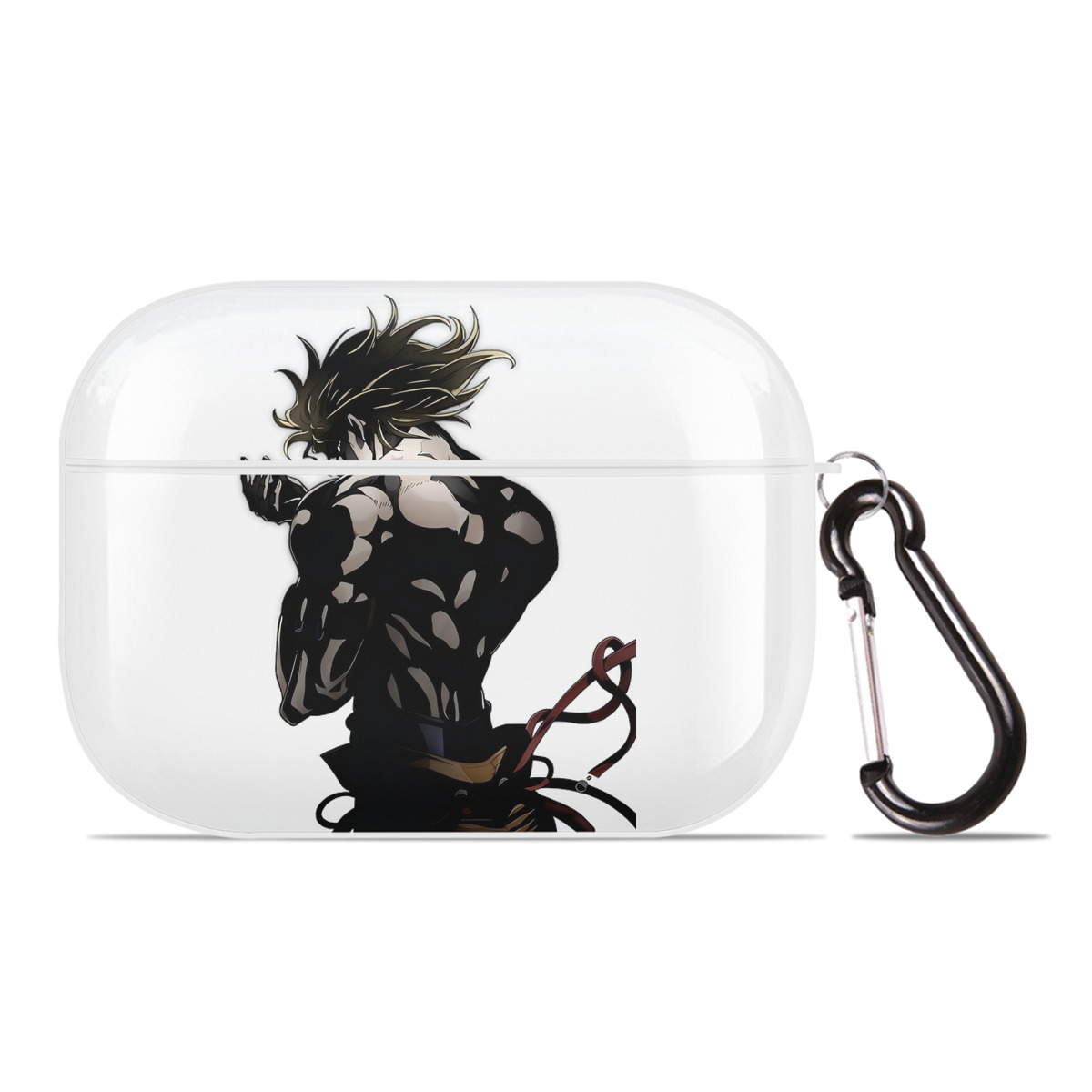 （画像用） ジョジョの奇妙な冒険 ディオ?ブランドー JoJo's Bizarre Adventure Dio Brando 【AirPods Pro用】ハードシェル保護ケース 耐衝撃・防指紋・カラビナ付き商品仕様