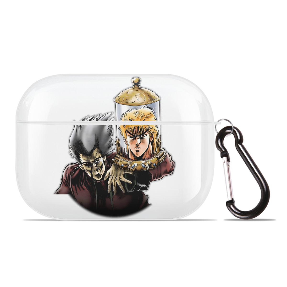 （画像用） ジョジョの奇妙な冒険 ディオ?ブランドー JoJo's Bizarre Adventure Dio Brando 【AirPods Pro用】ハードシェル保護ケース 耐衝撃・防指紋・カラビナ付き商品仕様
