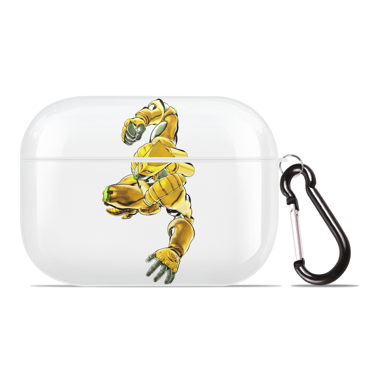 （画像用） ジョジョの奇妙な冒険 ディオ?ブランドー JoJo's Bizarre Adventure Dio Brando 【AirPods Pro用】ハードシェル保護ケース 耐衝撃・防指紋・カラビナ付き商品仕様