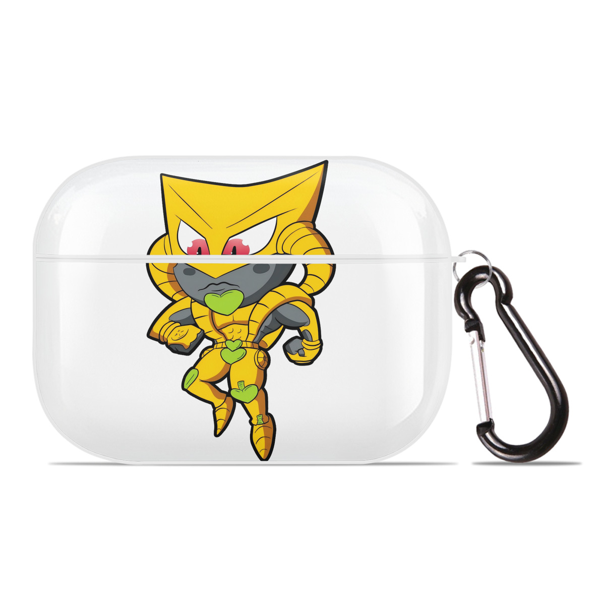 （画像用） ジョジョの奇妙な冒険 ディオ?ブランドー JoJo's Bizarre Adventure Dio Brando 【AirPods Pro用】ハードシェル保護ケース 耐衝撃・防指紋・カラビナ付き商品仕様