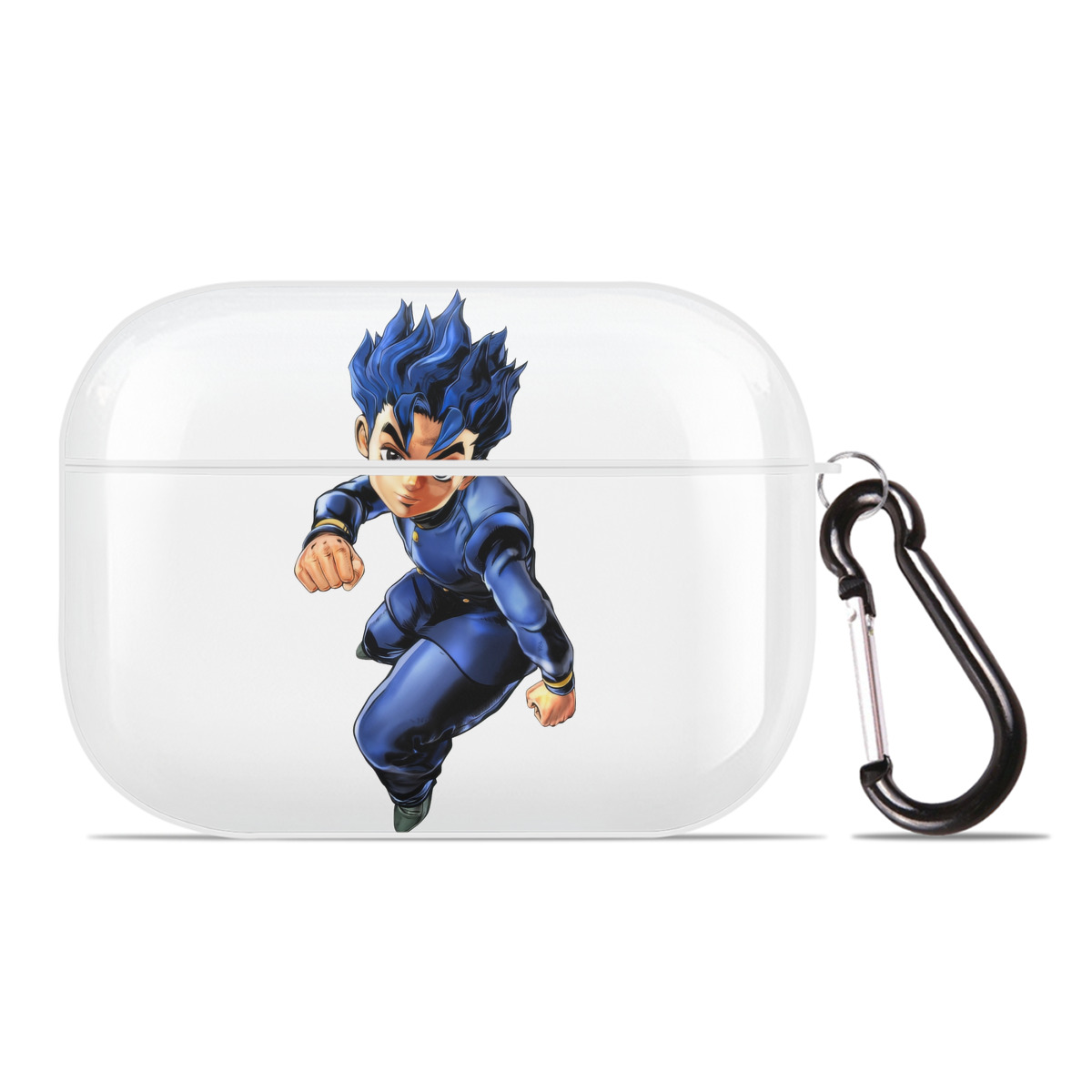 （画像用） ジョジョの奇妙な冒険 広瀨康一 JoJo's Bizarre Adventure Hirose Koichi 【AirPods Pro用】ハードシェル保護ケース 耐衝撃・防指紋・カラビナ付き商品仕様