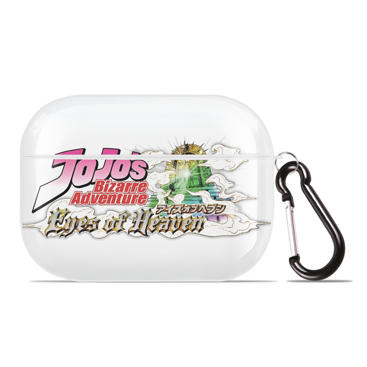 （画像用） ジョジョの奇妙な冒険 JoJo's Bizarre Adventure 【AirPods Pro用】ハードシェル保護ケース 耐衝撃・防指紋・カラビナ付き商品仕様