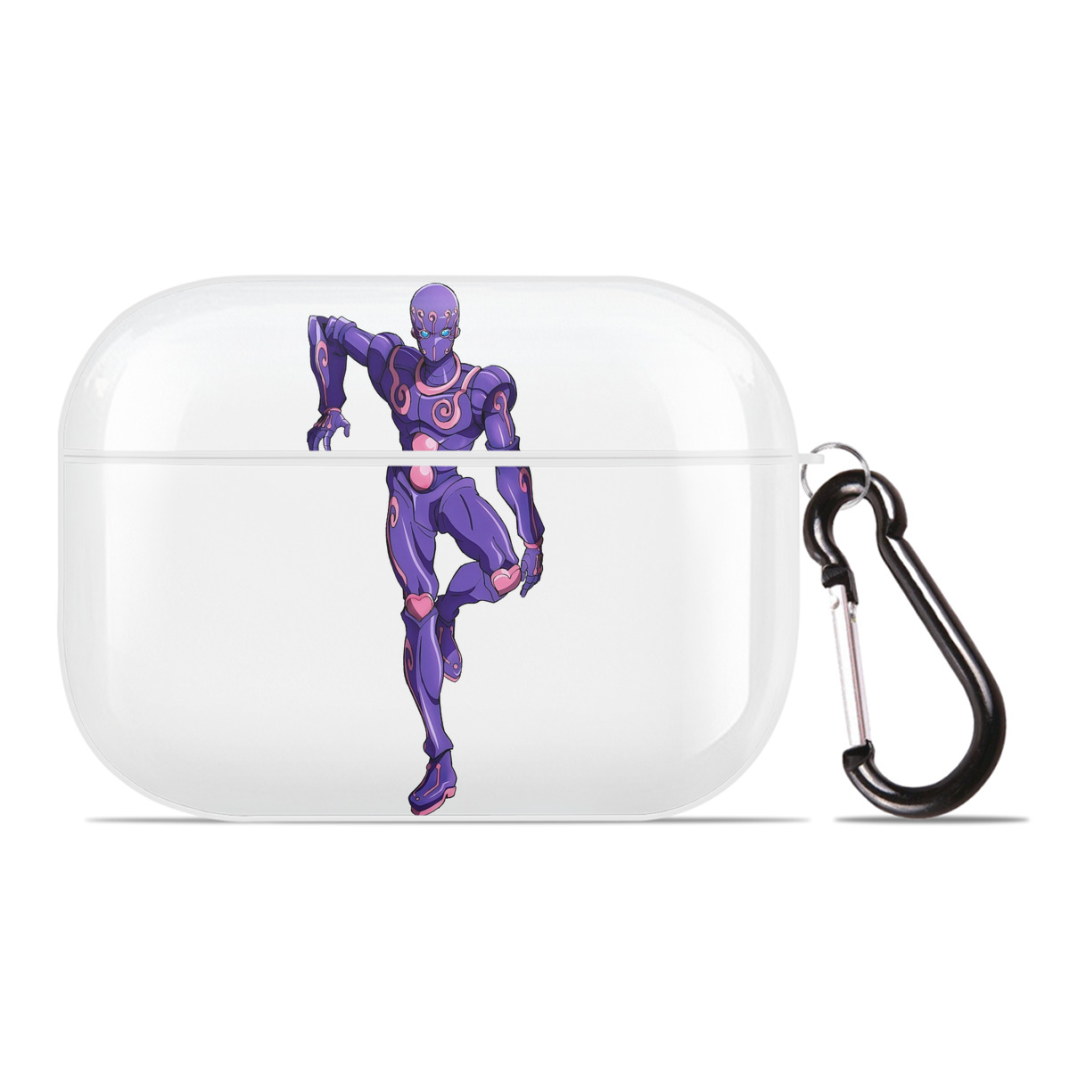 （画像用） ジョジョの奇妙な冒険 JoJo's Bizarre Adventure 【AirPods Pro用】ハードシェル保護ケース 耐衝撃・防指紋・カラビナ付き商品仕様