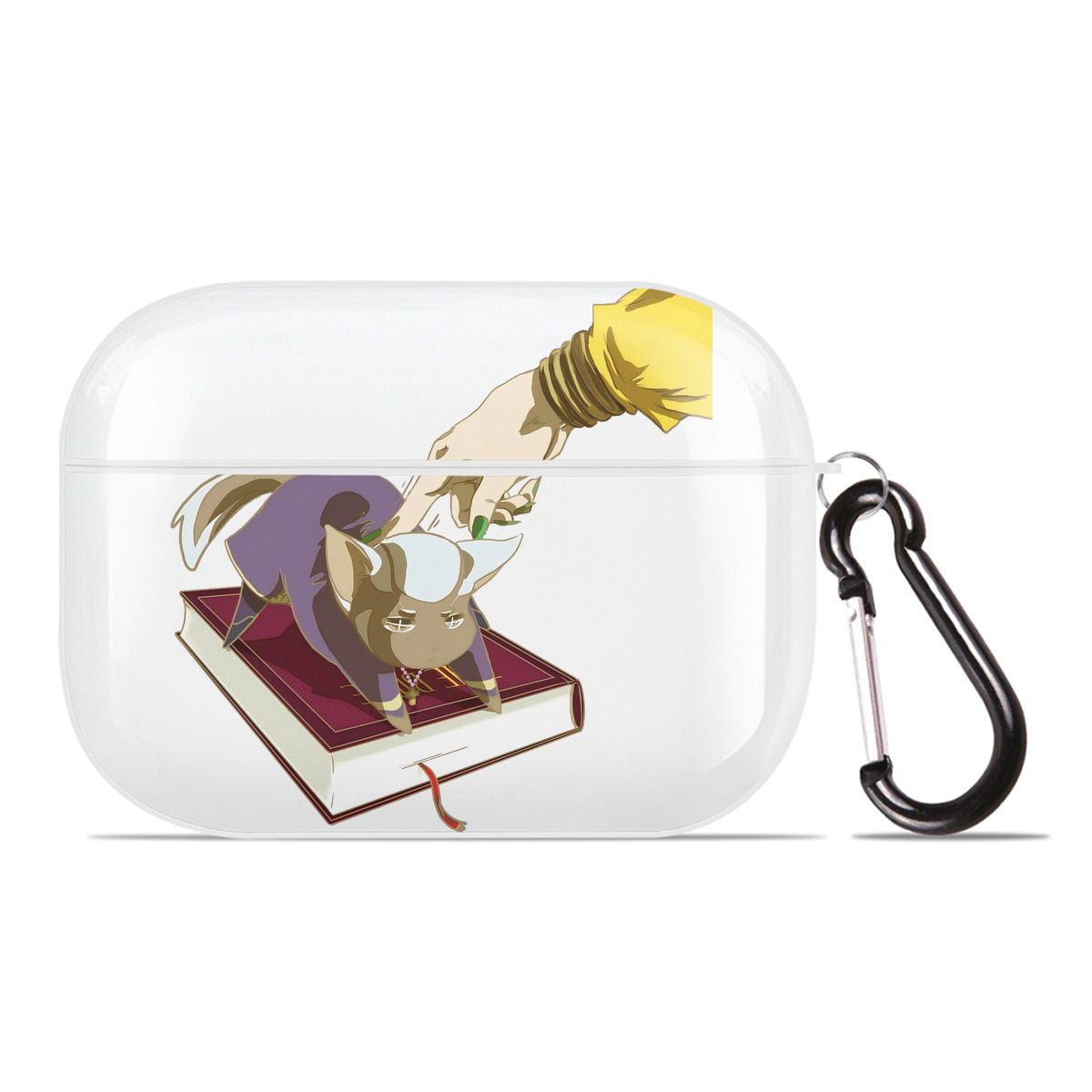 （画像用） ジョジョの奇妙な冒険 JoJo's Bizarre Adventure 【AirPods Pro用】ハードシェル保護ケース 耐衝撃・防指紋・カラビナ付き商品仕様