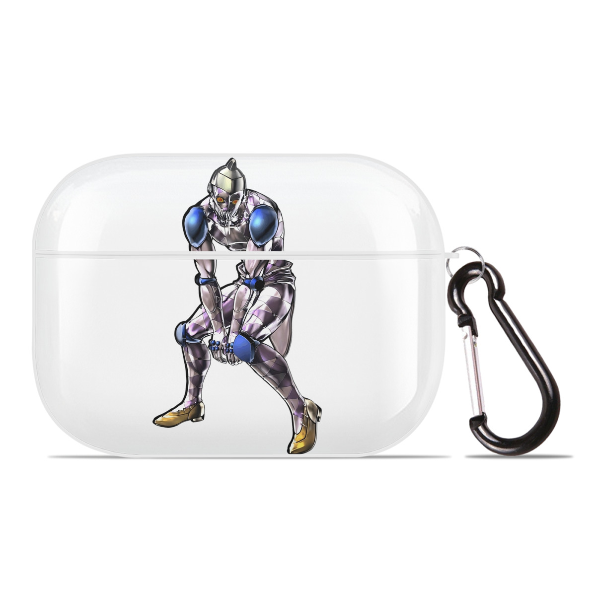 （画像用） ジョジョの奇妙な冒険 JoJo's Bizarre Adventure 【AirPods Pro用】ハードシェル保護ケース 耐衝撃・防指紋・カラビナ付き商品仕様