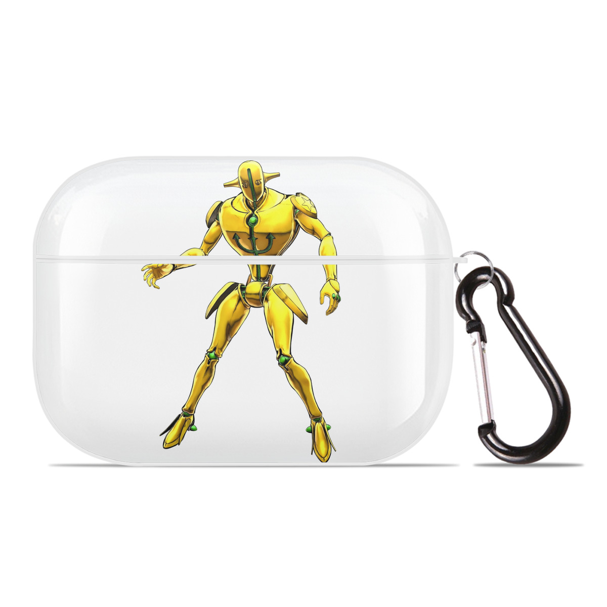 （画像用） ジョジョの奇妙な冒険 JoJo's Bizarre Adventure 【AirPods Pro用】ハードシェル保護ケース 耐衝撃・防指紋・カラビナ付き商品仕様