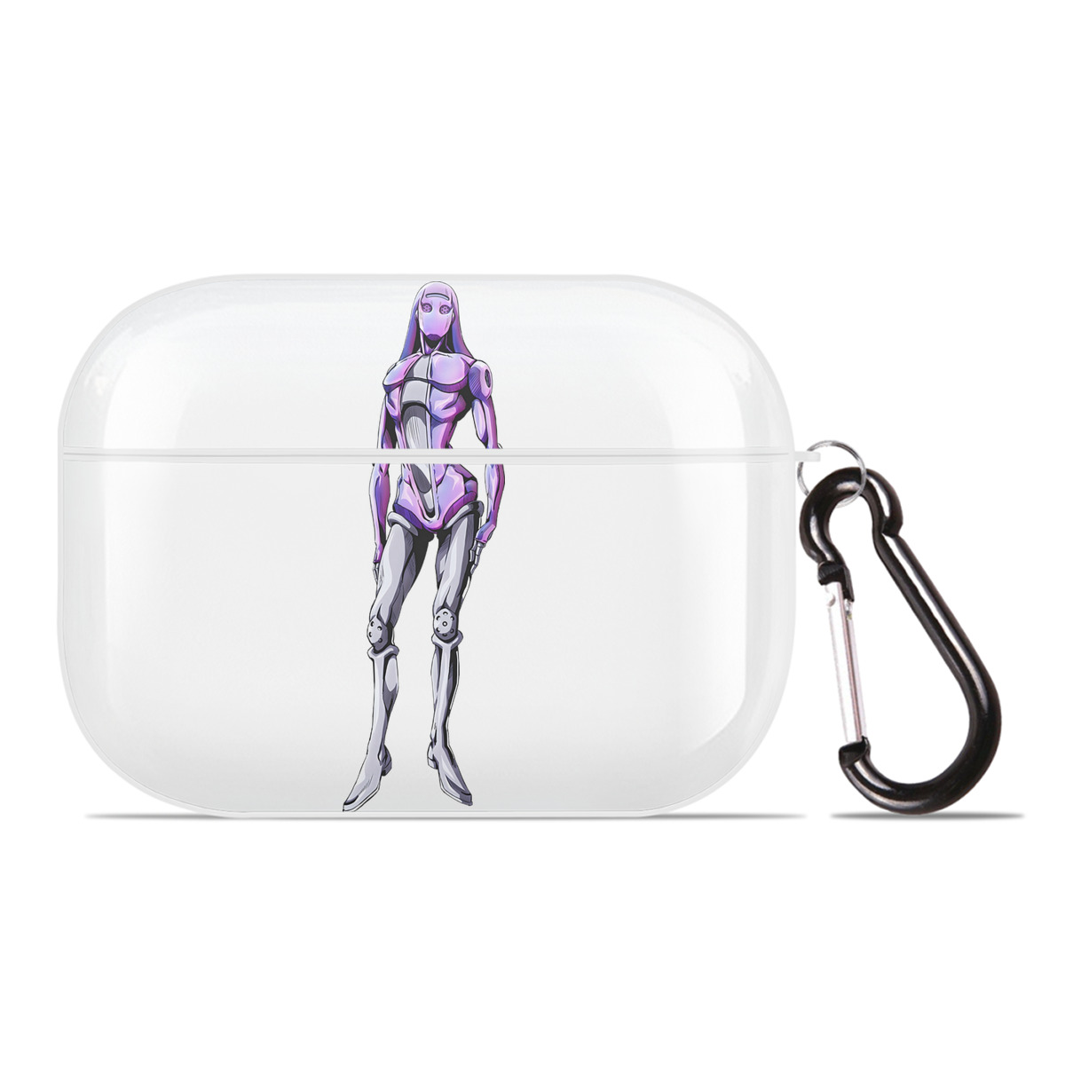 （画像用） ジョジョの奇妙な冒険 JoJo's Bizarre Adventure 【AirPods Pro用】ハードシェル保護ケース 耐衝撃・防指紋・カラビナ付き商品仕様