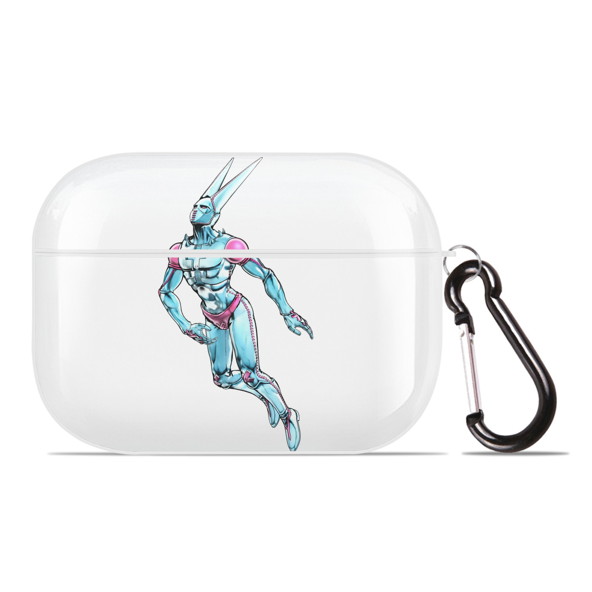 （画像用） ジョジョの奇妙な冒険 JoJo's Bizarre Adventure 【AirPods Pro用】ハードシェル保護ケース 耐衝撃・防指紋・カラビナ付き商品仕様