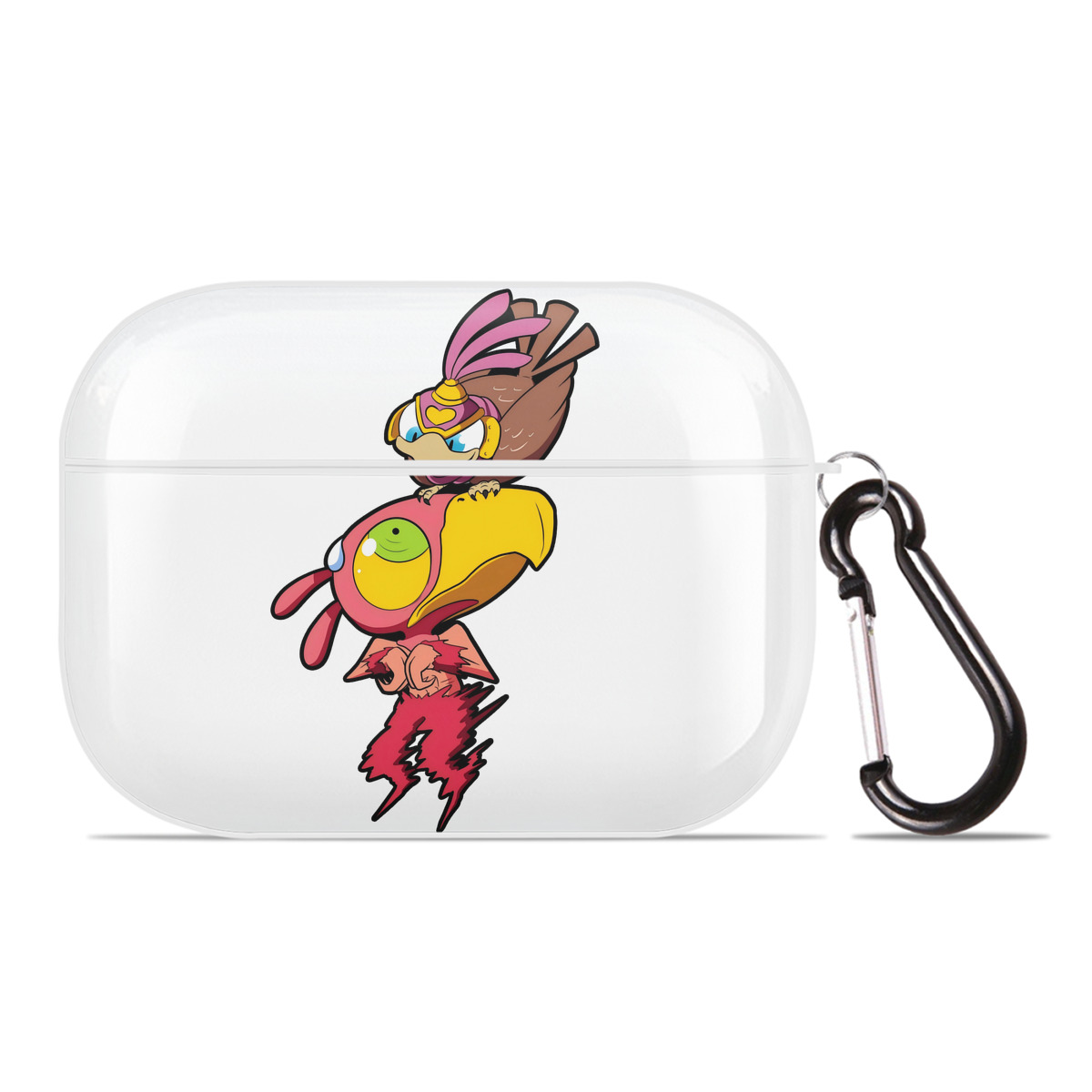 （画像用） ジョジョの奇妙な冒険 JoJo's Bizarre Adventure 【AirPods Pro用】ハードシェル保護ケース 耐衝撃・防指紋・カラビナ付き商品仕様