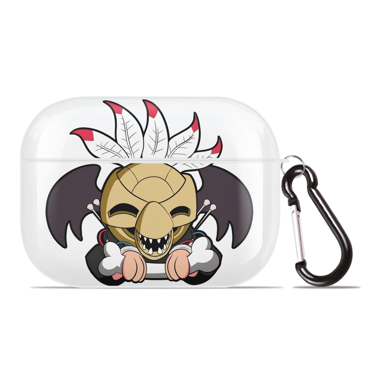 （画像用） ジョジョの奇妙な冒険 JoJo's Bizarre Adventure 【AirPods Pro用】ハードシェル保護ケース 耐衝撃・防指紋・カラビナ付き商品仕様