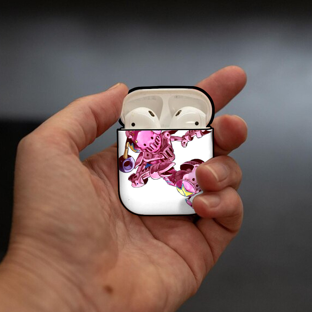 ジョジョの奇妙な冒険 ジョナサン?ジョースター JoJo's Bizarre Adventure Jonathan Joestar AirPods 第2世代保護ケース ハードシェル ブラック 耐衝撃・防指紋・カラビナ付き