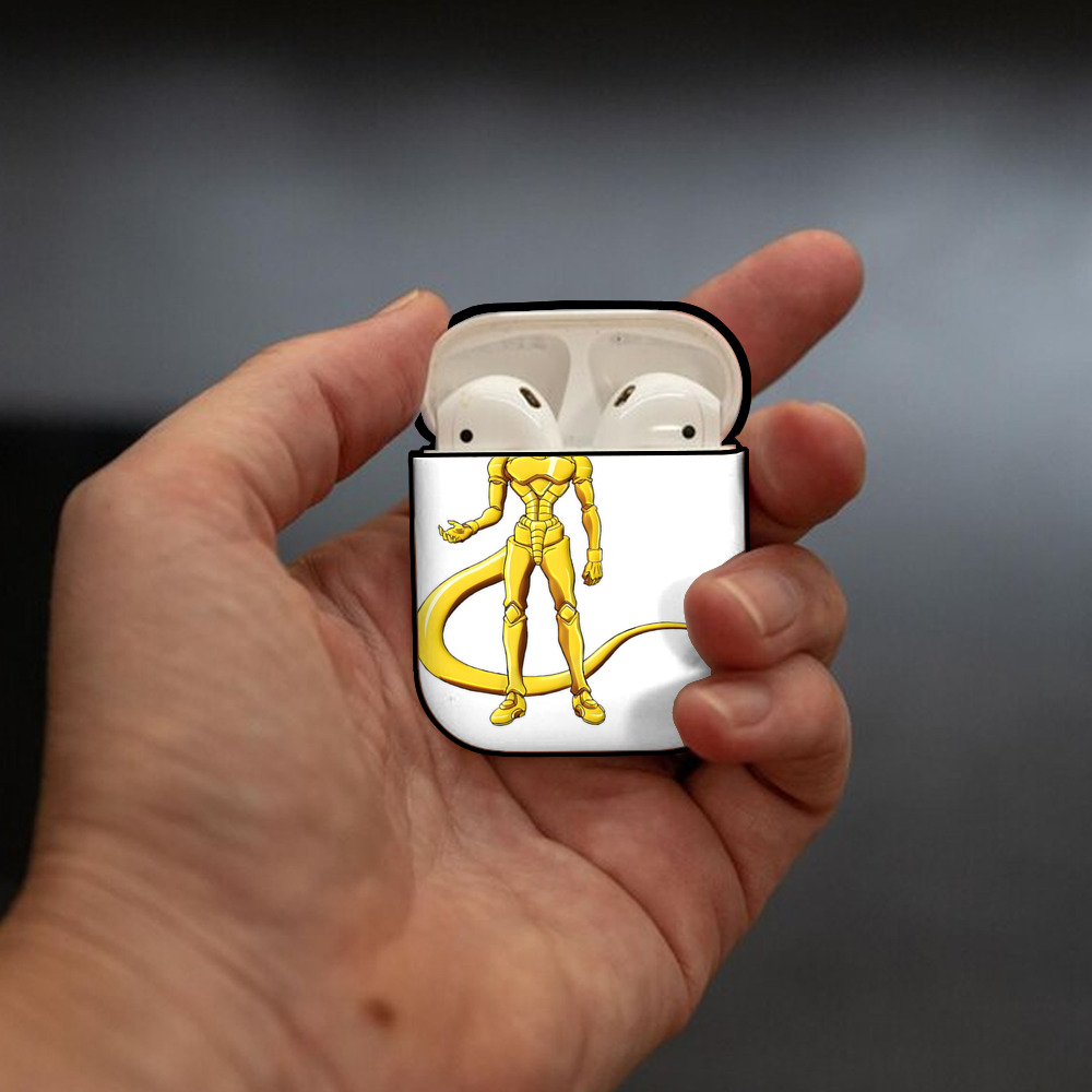 ジョジョの奇妙な冒険 おといし あきら JoJo's Bizarre Adventure Akira Otoishi AirPods 第2世代保護ケース ハードシェル ブラック 耐衝撃・防指紋・カラビナ付き