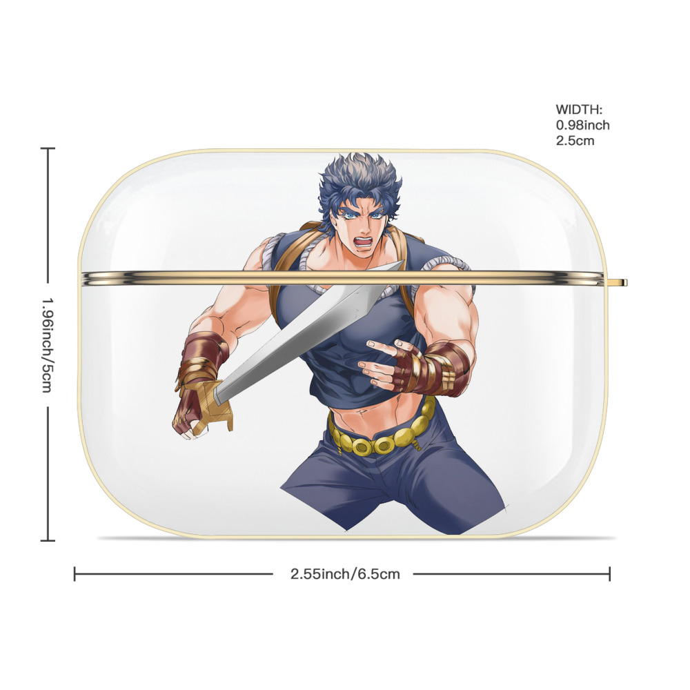 ジョジョの奇妙な冒険 /ジョナサン?ジョースター JoJo's Bizarre Adventure Jonathan Joestar 【AirPods Pro用】ハードシェル保護ケース｜耐衝撃・防指紋・カラビナ付き商品仕様