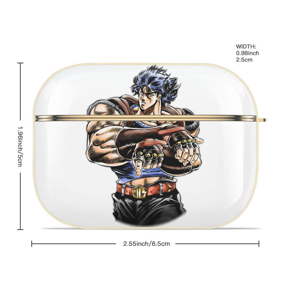 ジョジョの奇妙な冒険 /ジョナサン?ジョースター JoJo's Bizarre Adventure Jonathan Joestar 【AirPods Pro用】ハードシェル保護ケース｜耐衝撃・防指紋・カラビナ付き商品仕様