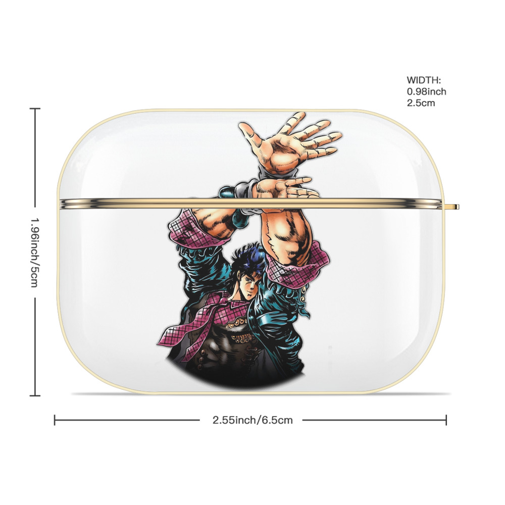 ジョジョの奇妙な冒険 /ジョナサン?ジョースター JoJo's Bizarre Adventure Jonathan Joestar 【AirPods Pro用】ハードシェル保護ケース｜耐衝撃・防指紋・カラビナ付き商品仕様