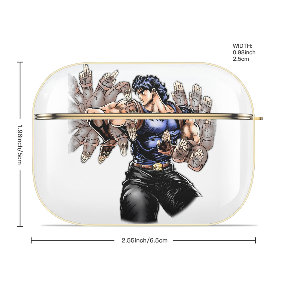 ジョジョの奇妙な冒険 /ジョナサン?ジョースター JoJo's Bizarre Adventure Jonathan Joestar 【AirPods Pro用】ハードシェル保護ケース｜耐衝撃・防指紋・カラビナ付き商品仕様