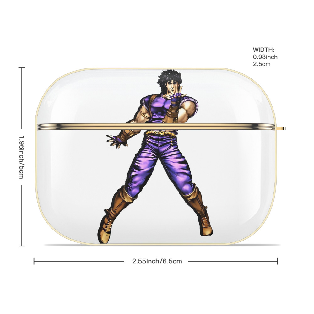 ジョジョの奇妙な冒険 /ジョナサン?ジョースター JoJo's Bizarre Adventure Jonathan Joestar 【AirPods Pro用】ハードシェル保護ケース｜耐衝撃・防指紋・カラビナ付き商品仕様