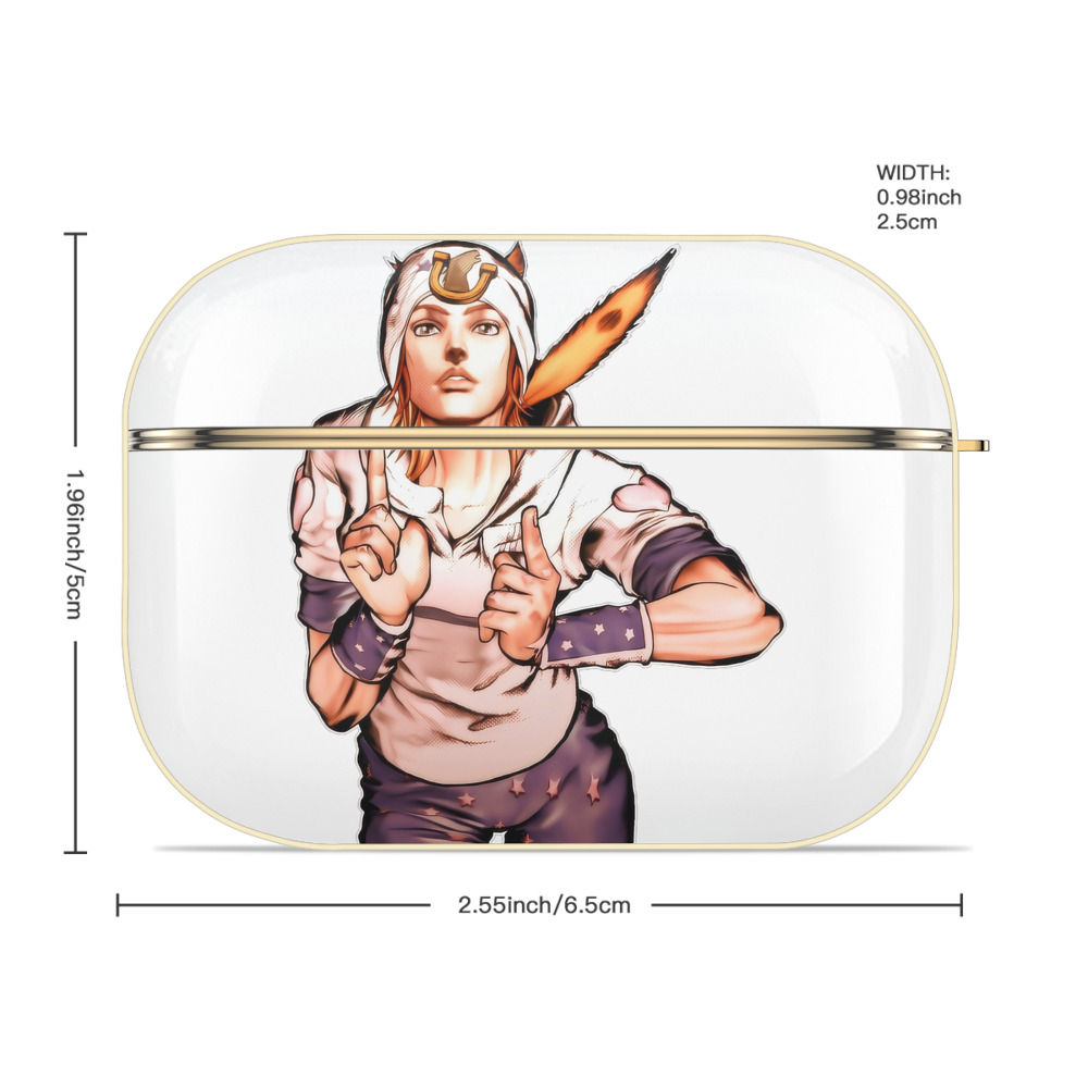 ジョジョの奇妙な冒険 ジョナサン?ジョースター JoJo's Bizarre Adventure Jonathan Joestar 【AirPods Pro用】ハードシェル保護ケース｜耐衝撃・防指紋・カラビナ付き商品仕様