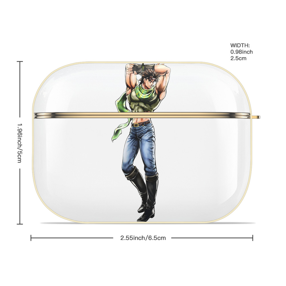 ジョジョの奇妙な冒険 ジョセフ?ジョースター JoJo's Bizarre Adventure Joseph Joestar 【AirPods Pro用】ハードシェル保護ケース｜耐衝撃・防指紋・カラビナ付き商品仕様