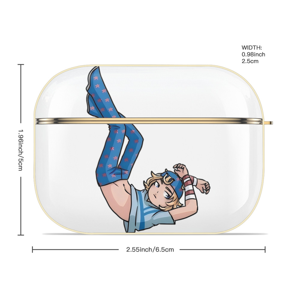 ジョジョの奇妙な冒険 グイード?ミスタ JoJo's Bizarre Adventure Guido Mista 【AirPods Pro用】ハードシェル保護ケース｜耐衝撃・防指紋・カラビナ付き商品仕様