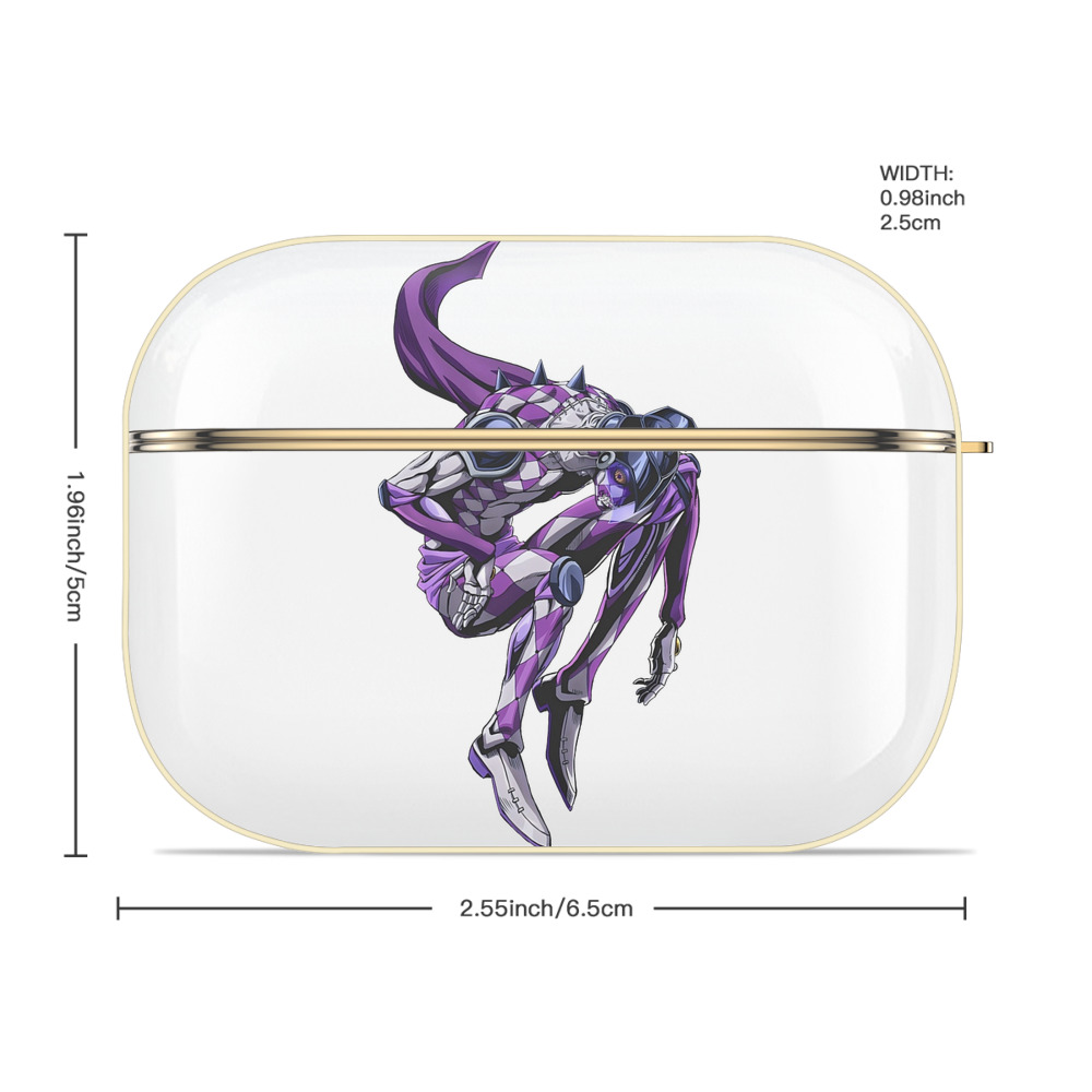 ジョジョの奇妙な冒険 パンナコッタ?フー JoJo's Bizarre Adventure Pannacotta Fugo 【AirPods Pro用】ハードシェル保護ケース｜耐衝撃・防指紋・カラビナ付き商品仕様