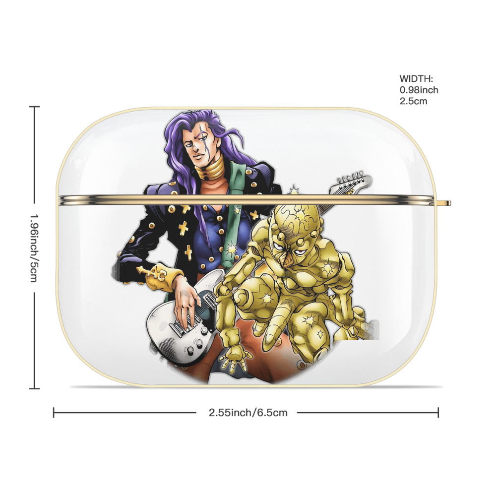 ジョジョの奇妙な冒険 おといし あきら JoJo's Bizarre Adventure Akira Otoishi 【AirPods Pro用】ハードシェル保護ケース｜耐衝撃・防指紋・カラビナ付き商品仕様