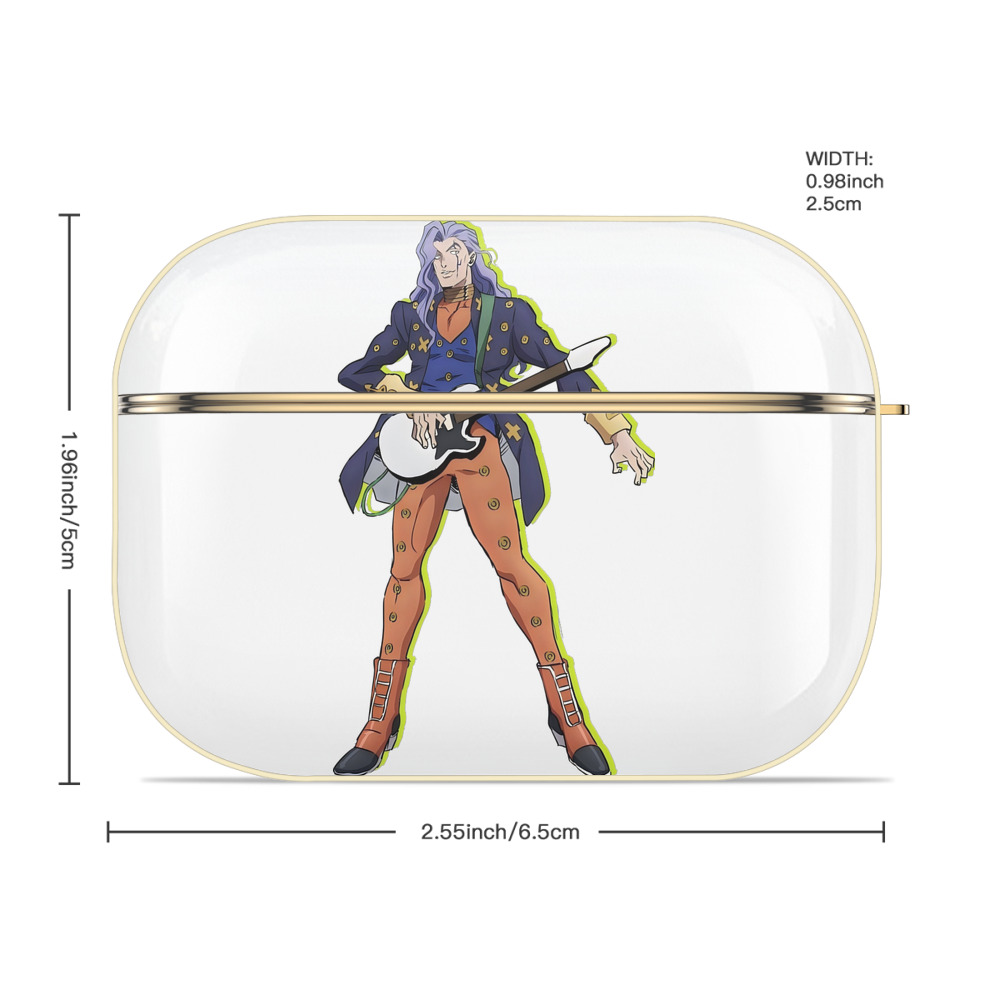 ジョジョの奇妙な冒険 おといし あきら JoJo's Bizarre Adventure Akira Otoishi 【AirPods Pro用】ハードシェル保護ケース｜耐衝撃・防指紋・カラビナ付き商品仕様