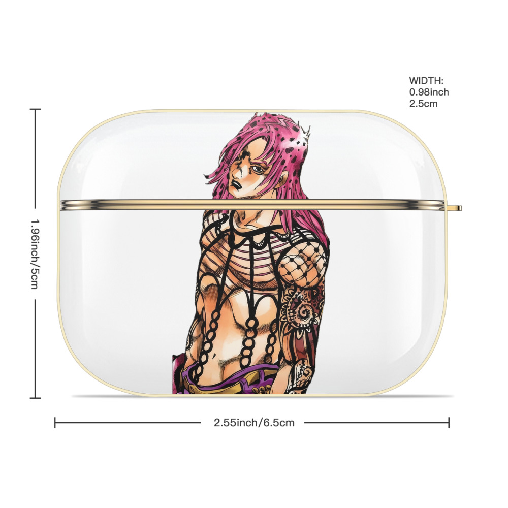 ジョジョの奇妙な冒険 ビネガー?ドッピオ JoJo's Bizarre Adventure Vinegar Doppio 【AirPods Pro用】ハードシェル保護ケース｜耐衝撃・防指紋・カラビナ付き商品仕様