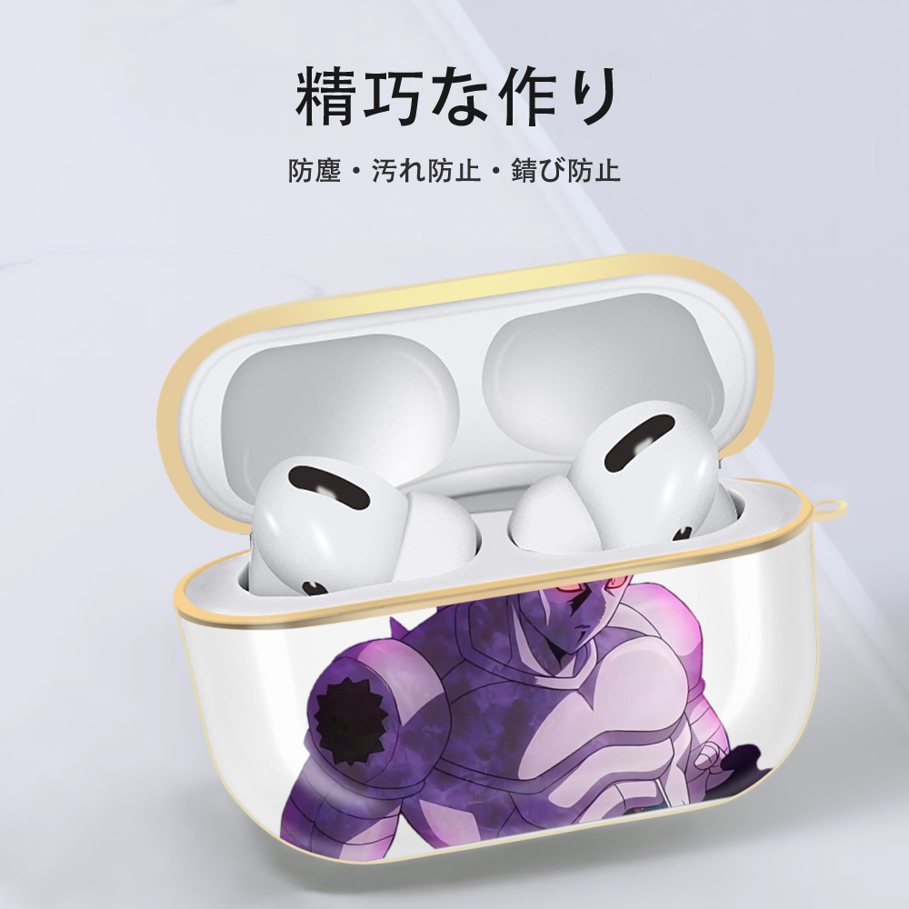 ジョジョの奇妙な冒険 きら よしかげ JoJo's Bizarre Adventure Kira Yoshikage 【AirPods Pro用】ハードシェル保護ケース｜耐衝撃・防指紋・カラビナ付き商品仕様