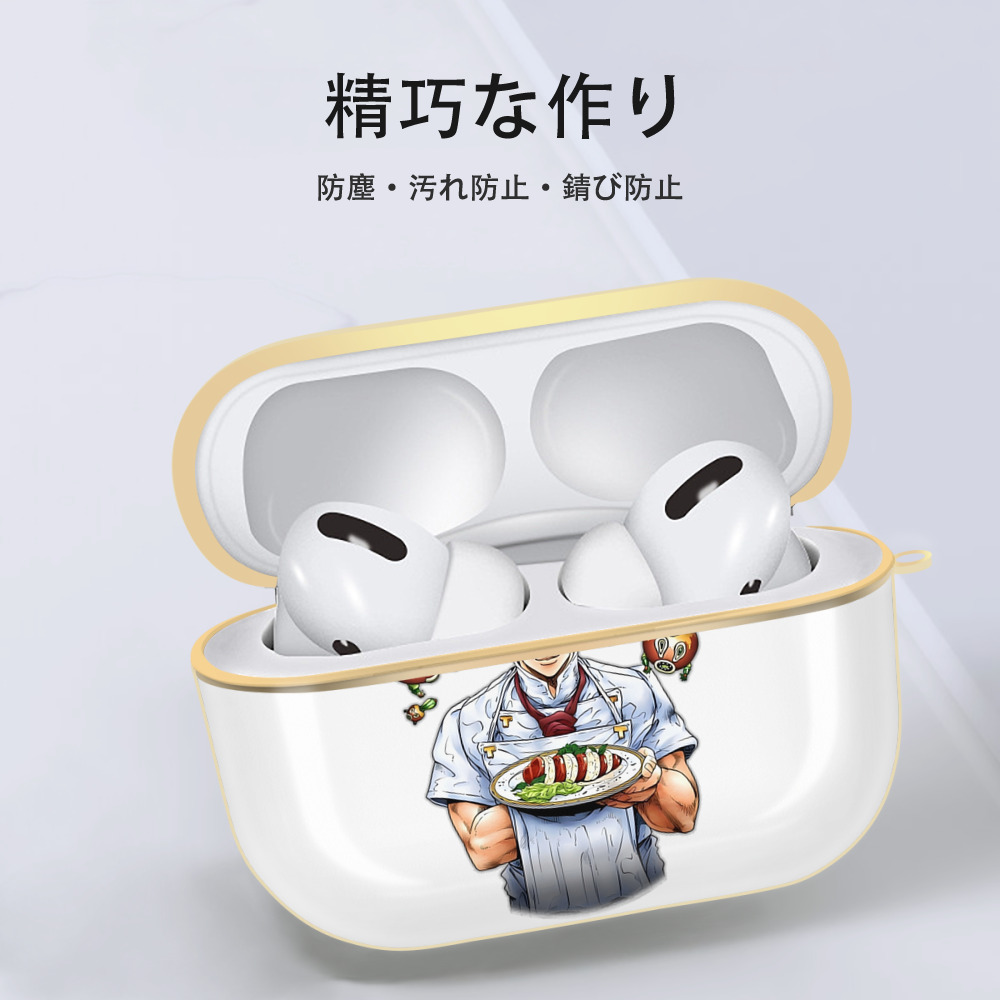 ジョジョの奇妙な冒険 Tonio Trussardi JoJo's Bizarre Adventure トニオ?トラッサルディ 【AirPods Pro用】ハードシェル保護ケース｜耐衝撃・防指紋・カラビナ付き商品仕様