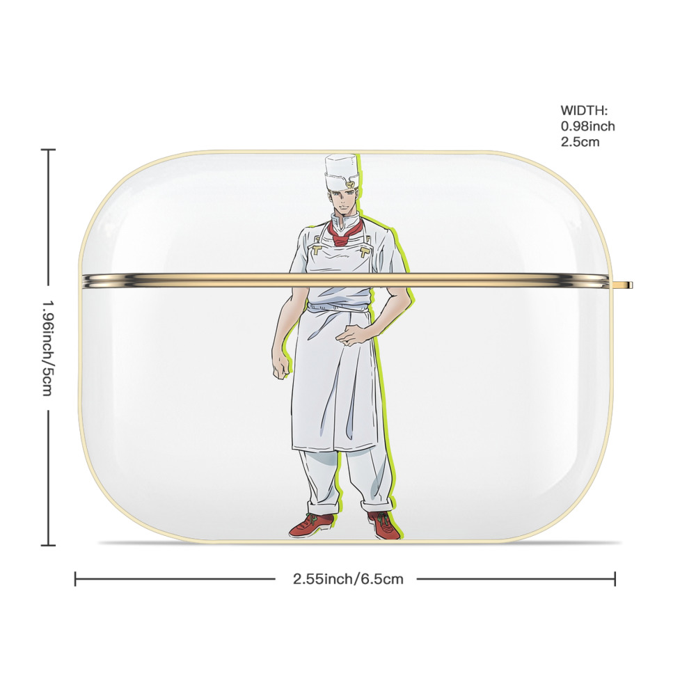ジョジョの奇妙な冒険 Tonio Trussardi JoJo's Bizarre Adventure トニオ?トラッサルディ 【AirPods Pro用】ハードシェル保護ケース｜耐衝撃・防指紋・カラビナ付き商品仕様