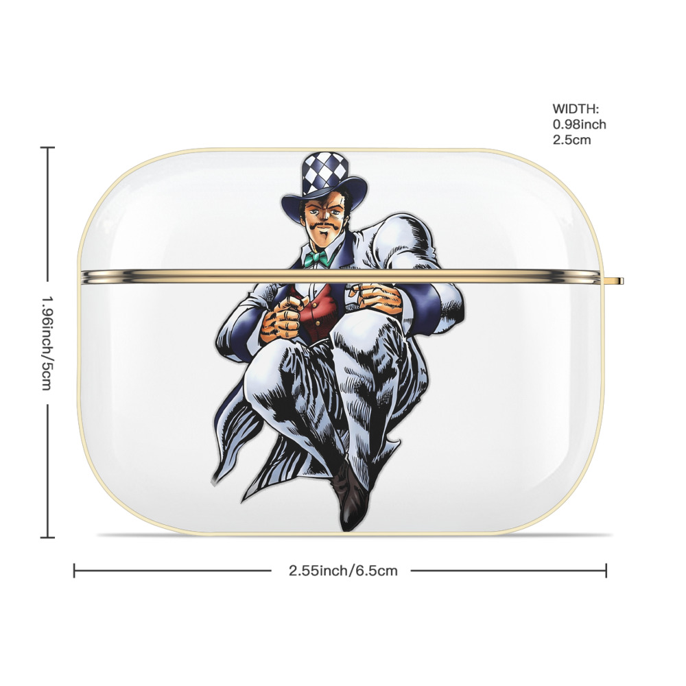ジョジョの奇妙な冒険 ウィル?アントニオ?ツェペリ JoJo's Bizarre Adventure Will Anthonio Zeppeli 【AirPods Pro用】ハードシェル保護ケース｜耐衝撃・防指紋・カラビナ付き商品仕様