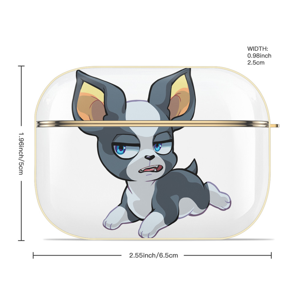 ジョジョの奇妙な冒険 イギー JoJo's Bizarre Adventure Iggy 【AirPods Pro用】ハードシェル保護ケース｜耐衝撃・防指紋・カラビナ付き商品仕様