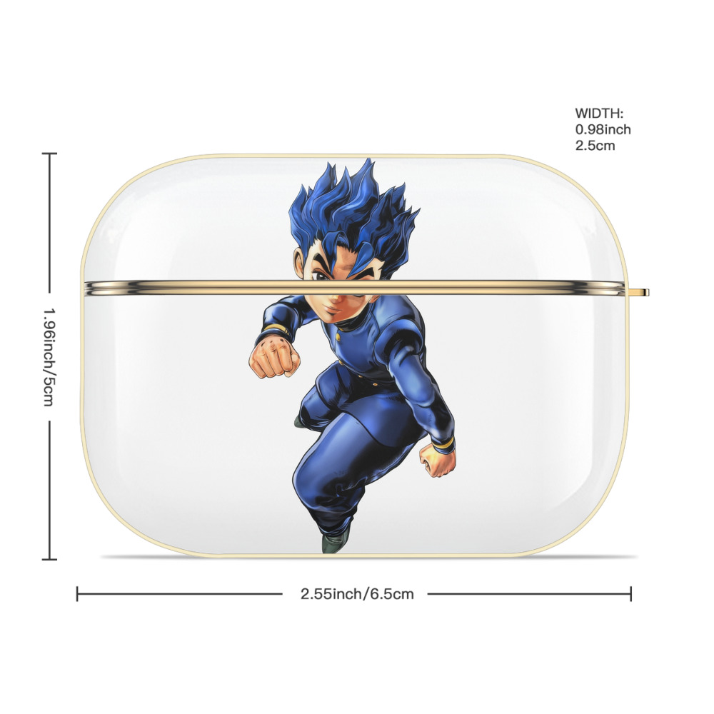 ジョジョの奇妙な冒険 広瀨康一 JoJo's Bizarre Adventure Hirose Koichi 【AirPods Pro用】ハードシェル保護ケース｜耐衝撃・防指紋・カラビナ付き商品仕様