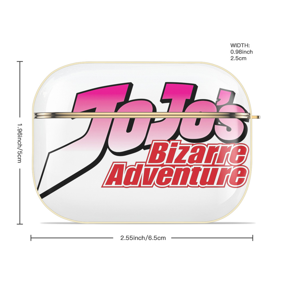 ジョジョの奇妙な冒険 JoJo's Bizarre Adventure 【AirPods Pro用】ハードシェル保護ケース｜耐衝撃・防指紋・カラビナ付き商品仕様
