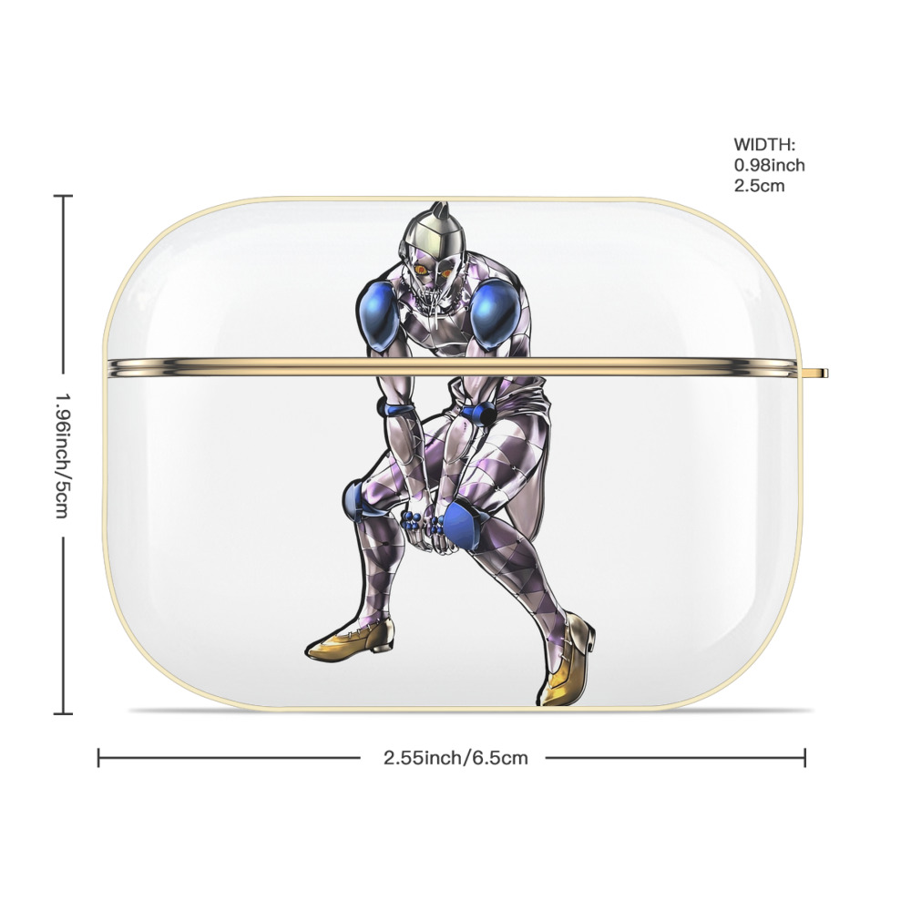 ジョジョの奇妙な冒険 JoJo's Bizarre Adventure 【AirPods Pro用】ハードシェル保護ケース｜耐衝撃・防指紋・カラビナ付き商品仕様