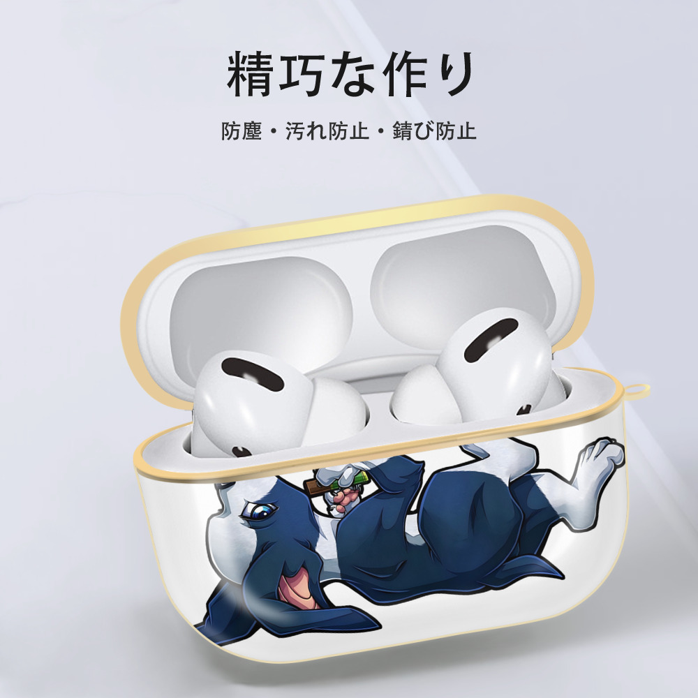 ジョジョの奇妙な冒険 JoJo's Bizarre Adventure 【AirPods Pro用】ハードシェル保護ケース｜耐衝撃・防指紋・カラビナ付き商品仕様