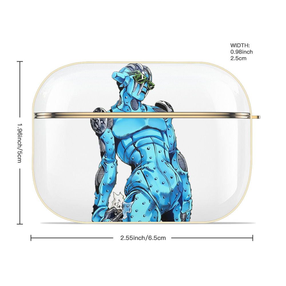 ジョジョの奇妙な冒険 JoJo's Bizarre Adventure 【AirPods Pro用】ハードシェル保護ケース｜耐衝撃・防指紋・カラビナ付き商品仕様