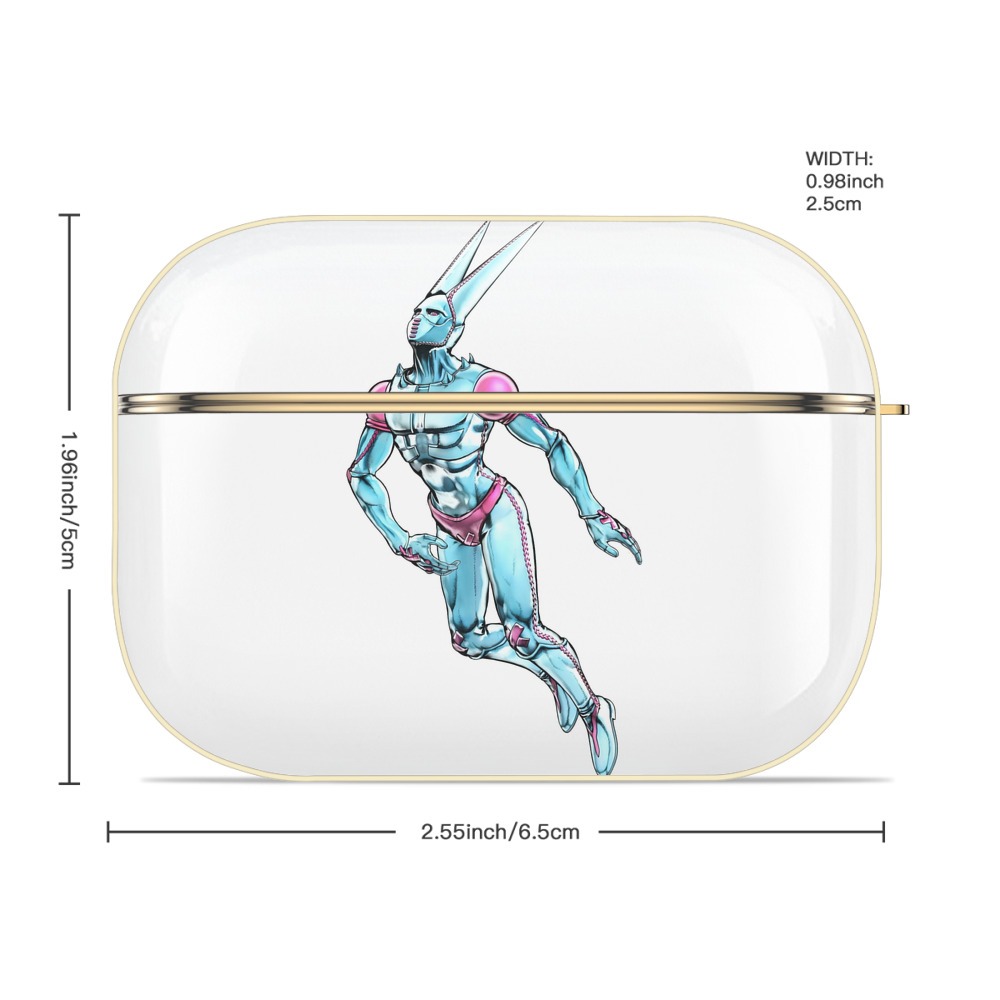 ジョジョの奇妙な冒険 JoJo's Bizarre Adventure 【AirPods Pro用】ハードシェル保護ケース｜耐衝撃・防指紋・カラビナ付き商品仕様