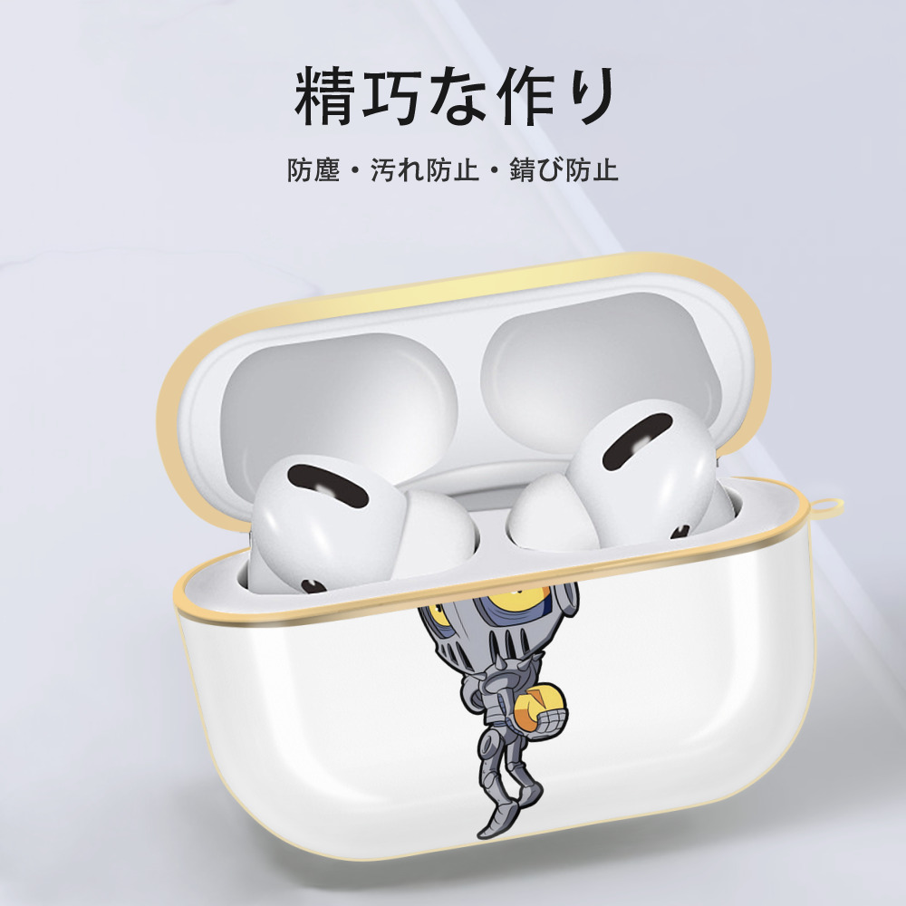 ジョジョの奇妙な冒険 JoJo's Bizarre Adventure 【AirPods Pro用】ハードシェル保護ケース｜耐衝撃・防指紋・カラビナ付き商品仕様