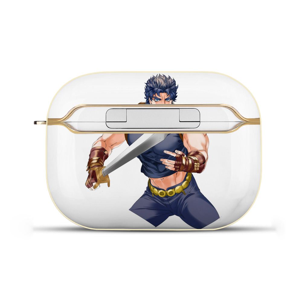 （画像用） ジョジョの奇妙な冒険 /ジョナサン?ジョースター JoJo's Bizarre Adventure Jonathan Joestar 【AirPods Pro用】ハードシェル保護ケース｜耐衝撃・防指紋・カラビナ付き商品仕様