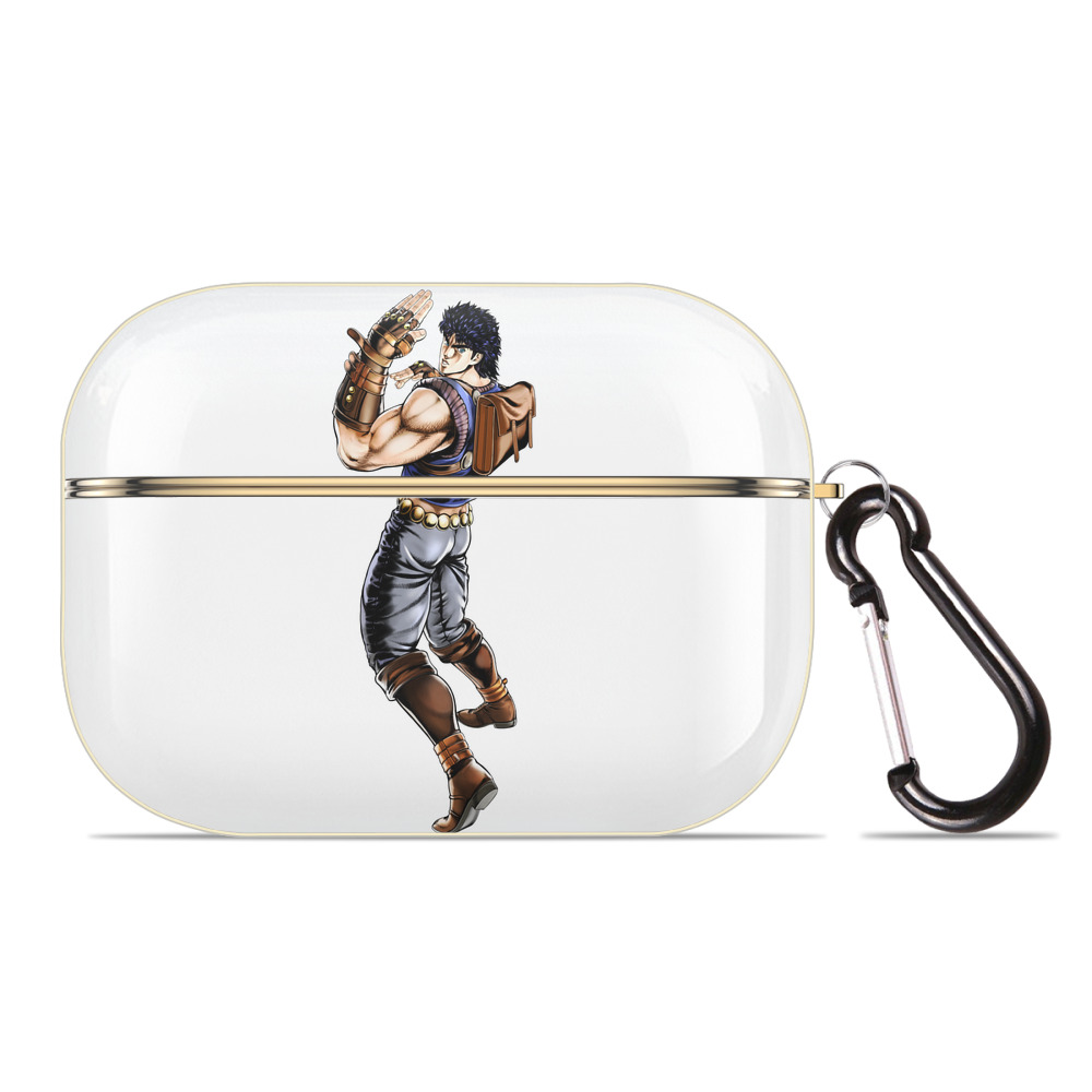 （画像用） ジョジョの奇妙な冒険 /ジョナサン?ジョースター JoJo's Bizarre Adventure Jonathan Joestar 【AirPods Pro用】ハードシェル保護ケース｜耐衝撃・防指紋・カラビナ付き商品仕様