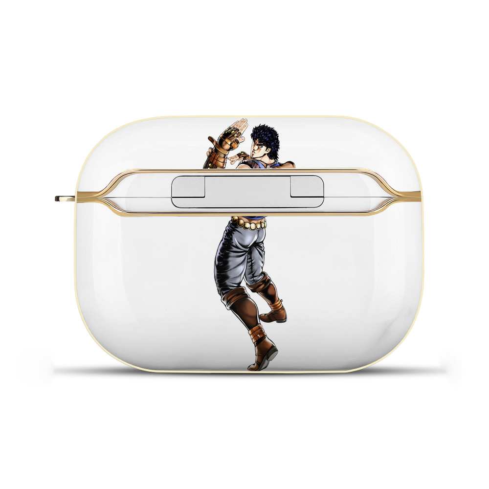 （画像用） ジョジョの奇妙な冒険 /ジョナサン?ジョースター JoJo's Bizarre Adventure Jonathan Joestar 【AirPods Pro用】ハードシェル保護ケース｜耐衝撃・防指紋・カラビナ付き商品仕様