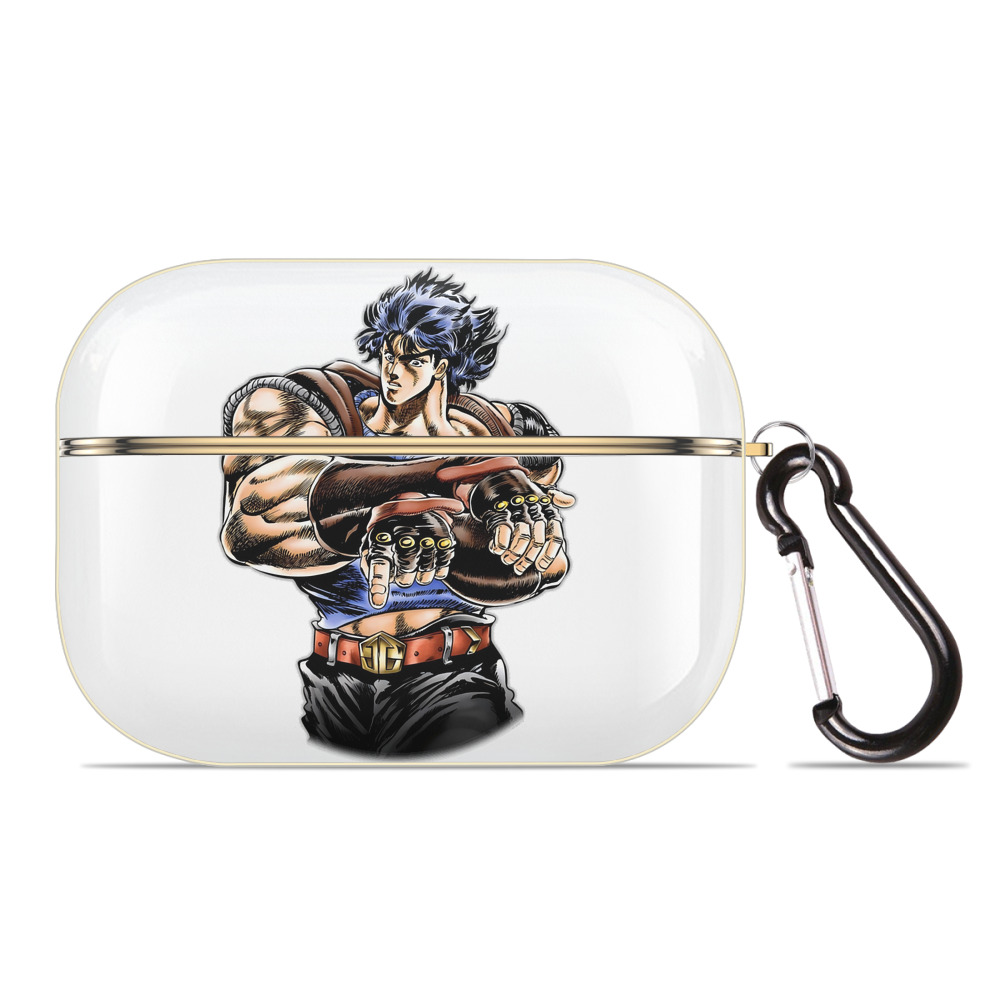 （画像用） ジョジョの奇妙な冒険 /ジョナサン?ジョースター JoJo's Bizarre Adventure Jonathan Joestar 【AirPods Pro用】ハードシェル保護ケース｜耐衝撃・防指紋・カラビナ付き商品仕様