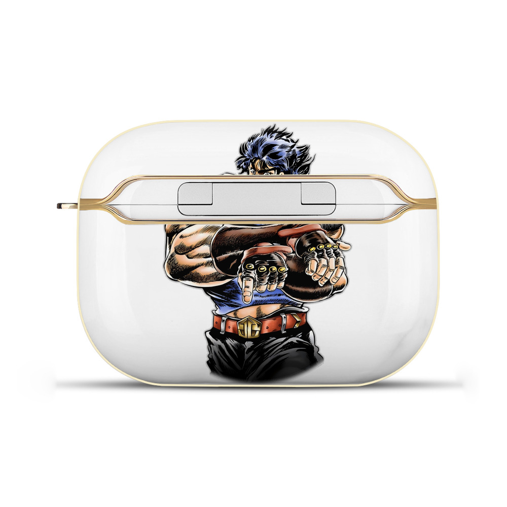 （画像用） ジョジョの奇妙な冒険 /ジョナサン?ジョースター JoJo's Bizarre Adventure Jonathan Joestar 【AirPods Pro用】ハードシェル保護ケース｜耐衝撃・防指紋・カラビナ付き商品仕様