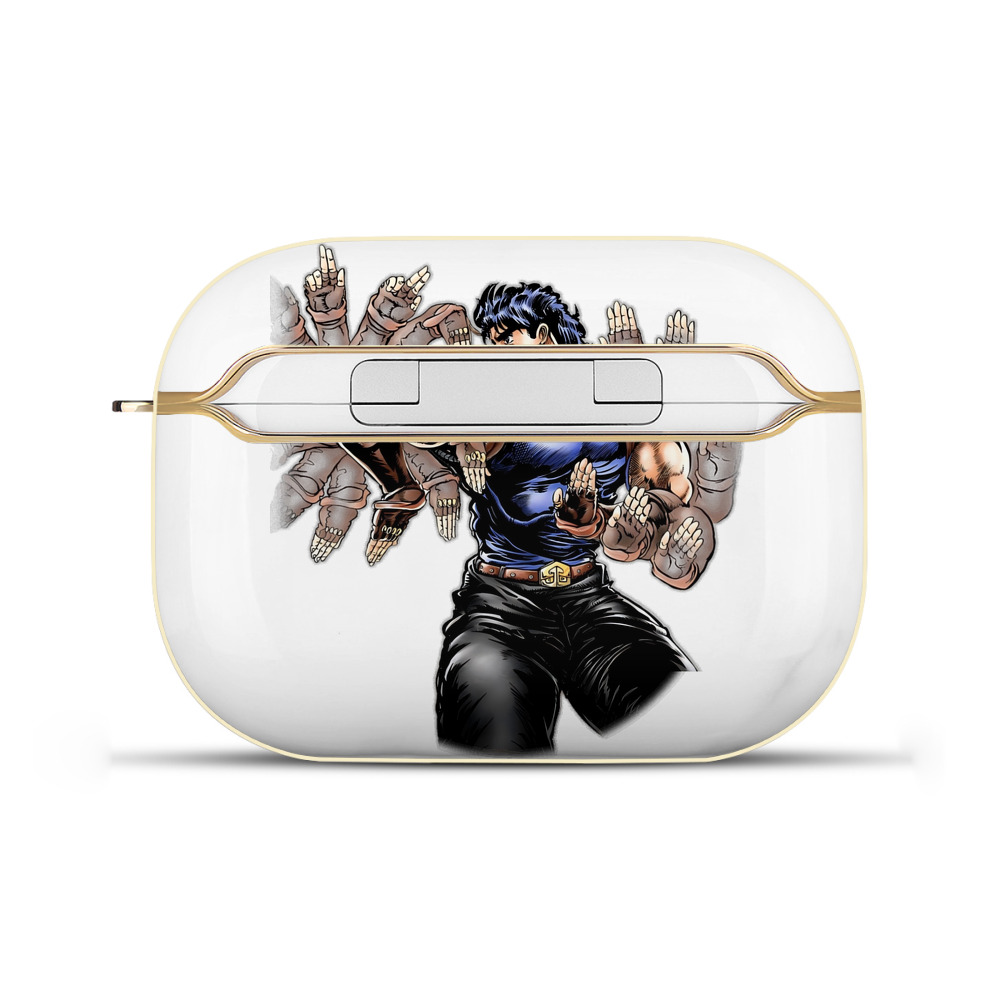 （画像用） ジョジョの奇妙な冒険 /ジョナサン?ジョースター JoJo's Bizarre Adventure Jonathan Joestar 【AirPods Pro用】ハードシェル保護ケース｜耐衝撃・防指紋・カラビナ付き商品仕様