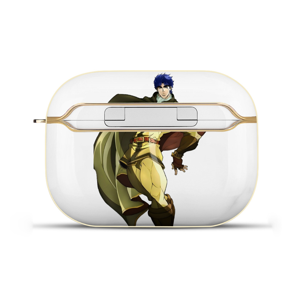 （画像用） ジョジョの奇妙な冒険 /ジョナサン?ジョースター JoJo's Bizarre Adventure Jonathan Joestar 【AirPods Pro用】ハードシェル保護ケース｜耐衝撃・防指紋・カラビナ付き商品仕様