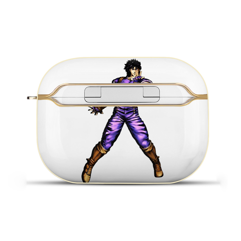 （画像用） ジョジョの奇妙な冒険 /ジョナサン?ジョースター JoJo's Bizarre Adventure Jonathan Joestar 【AirPods Pro用】ハードシェル保護ケース｜耐衝撃・防指紋・カラビナ付き商品仕様