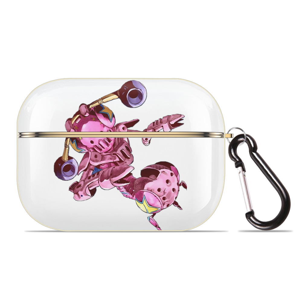 （画像用） ジョジョの奇妙な冒険 ジョナサン?ジョースター JoJo's Bizarre Adventure Jonathan Joestar 【AirPods Pro用】ハードシェル保護ケース｜耐衝撃・防指紋・カラビナ付き商品仕様